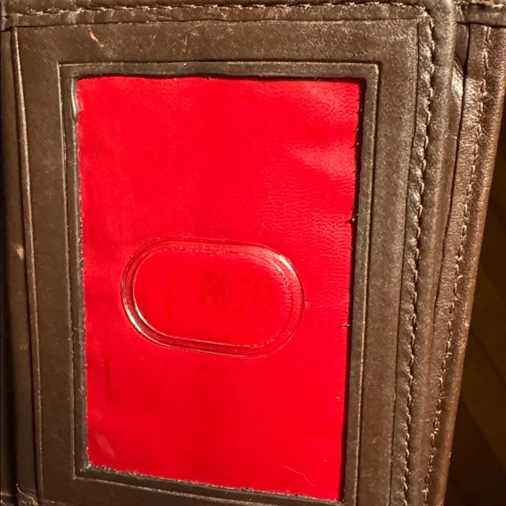 RARE VINTAGE DOONEY & BOURKE LEATHER ZEBRA PRINT WALLET - Picture 16 of 16